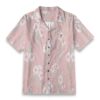 Geranium Red Bloom Floral Tropical Shirt