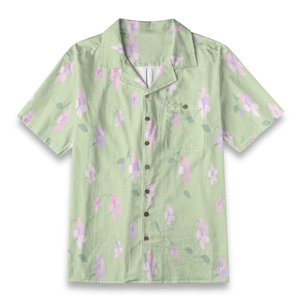 Dahlberg Daisy Golden Floral Tropical Shirt